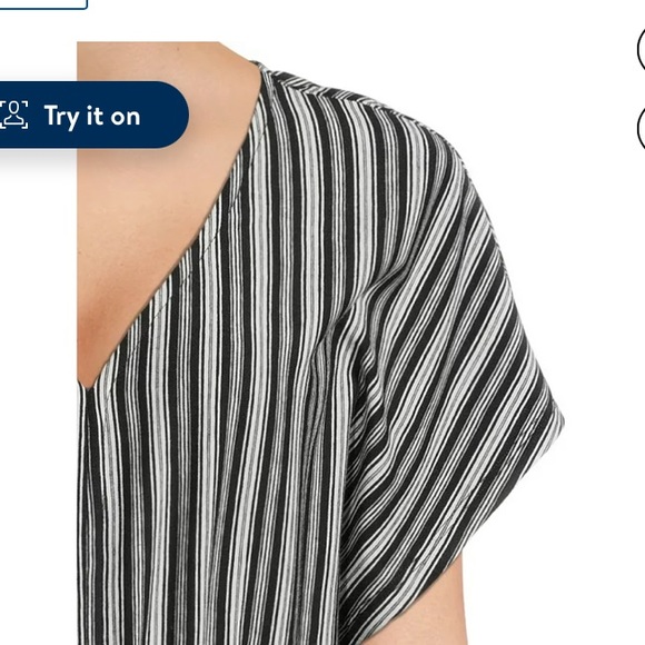 Striped T Shirt Dress - Picture 5 of 5